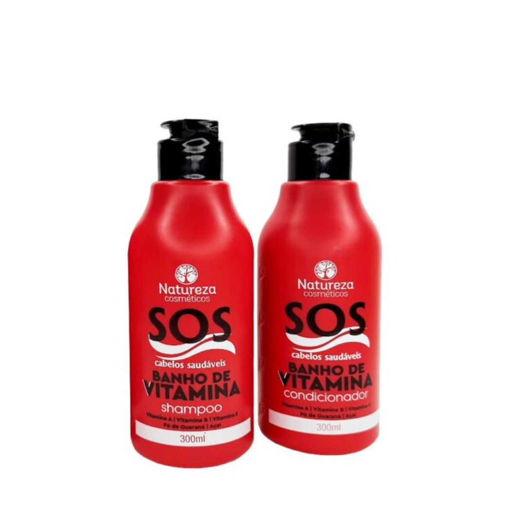 VITAMIN SAUCE SET Shampoo + Conditioner + Botox Mask, 3*300ML, NATUREZA COSMETICOS