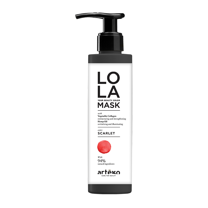 Mască nuanțatoare cu 94% ingrediente naturale Scarlet Lola Mask 200 ml